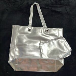 Clinique Tote and makeup bag